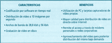 Cuadro caracteristicas/beneficios